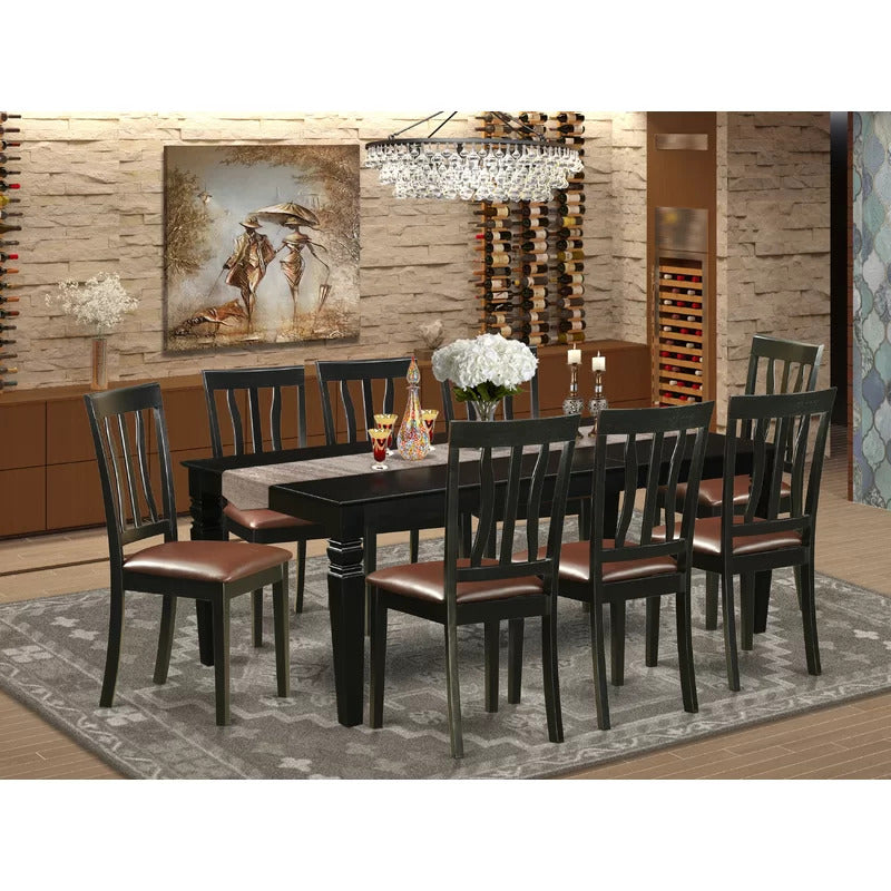Dining Set: Solid Wood 8 Seater Dining Set