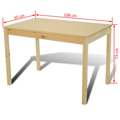 Dining Set : Wooden 4 - Person Dining Set
