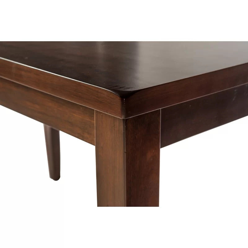 Dining Set: Wooden Dining Table with 6 Chairs Dining Set