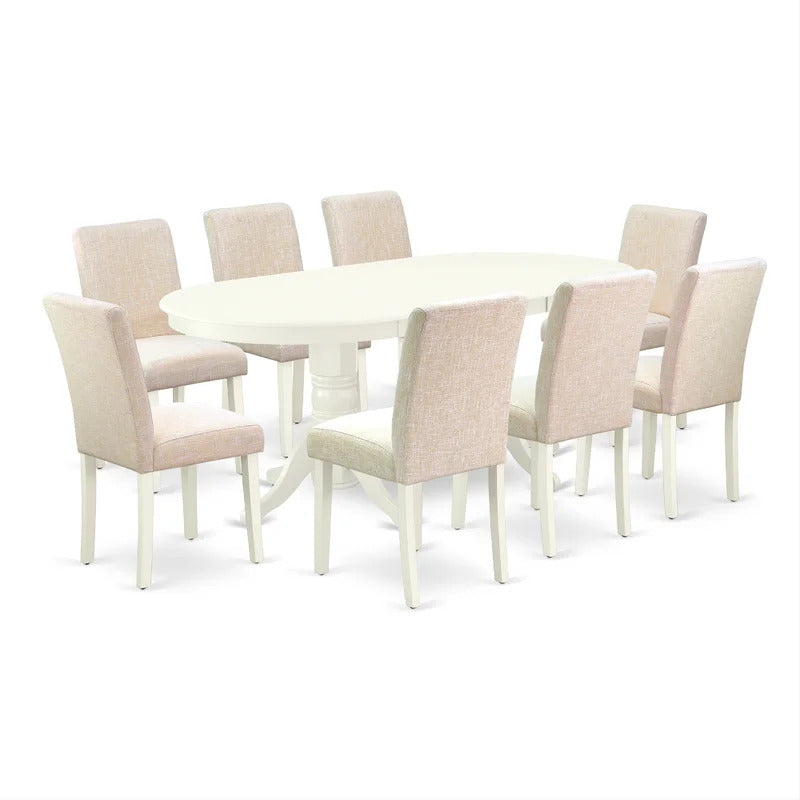 Dining Set: luxurious Solid Wood 8 Seater Dining Set