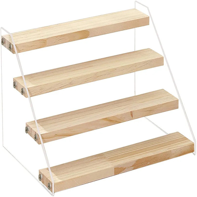 Display Unit: Wood Acrylic Riser Display Unit