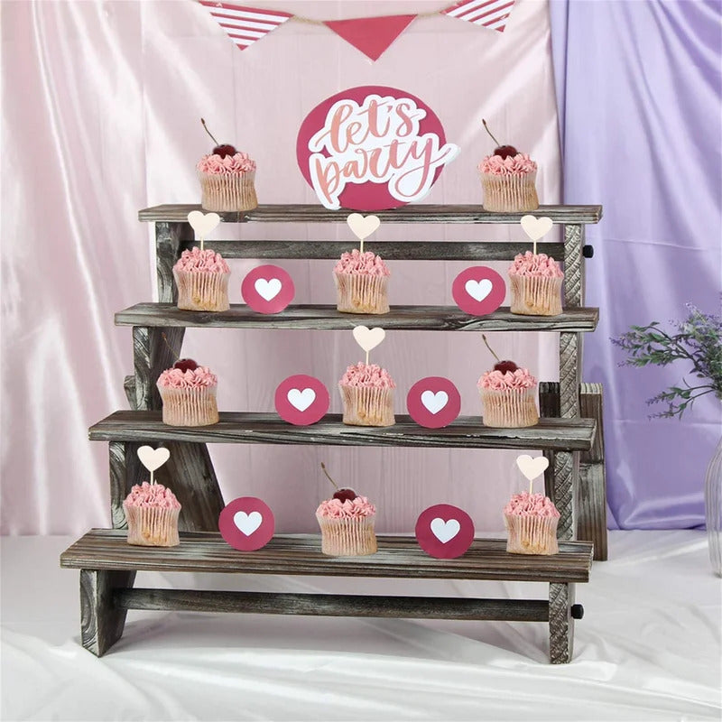 Display Unit: Wood Acrylic Riser Unit