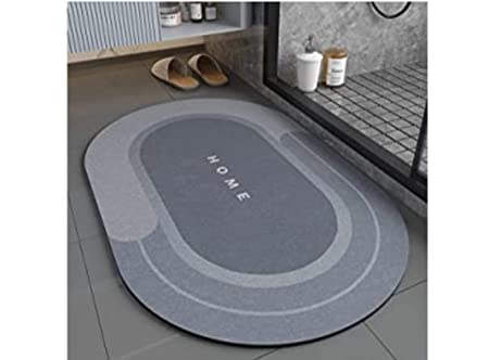 Doormats: Non Slip Floor mat Quick Drying Water for Home Diatomite Door Mat Soft Silicone