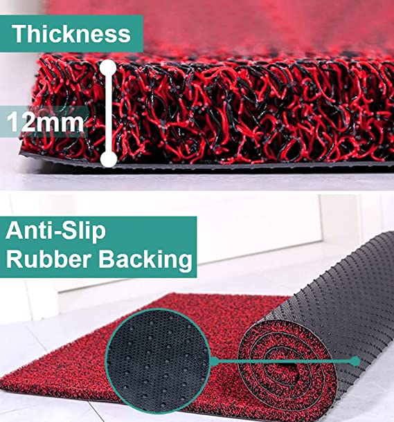 Doormats: Noodle Mat For Home Entrance, Absorbent Solid Mats For Bathroom, Doors, Office, Bath Mat