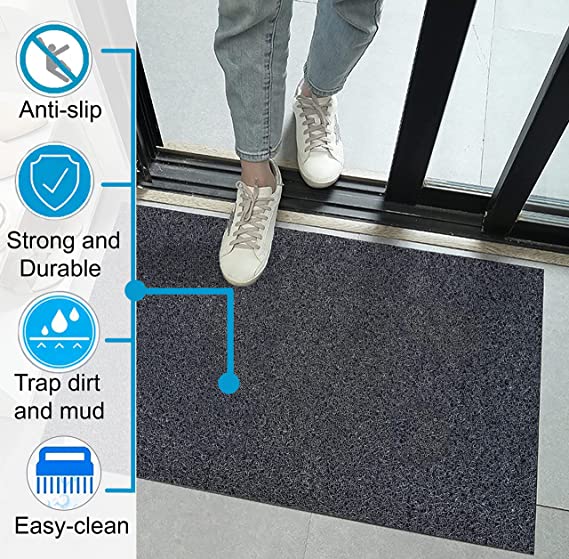 Doormats: Noodle Mat For Home Entrance, Absorbent Solid Mats For Bathroom, Doors, Office, Bath Mat