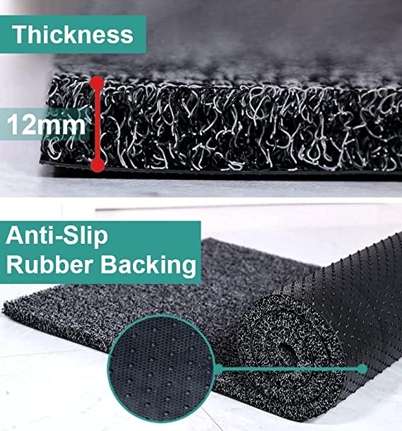 Doormats: Noodle Mat For Home Entrance, Absorbent Solid Mats For Bathroom, Doors, Office, Bath Mat