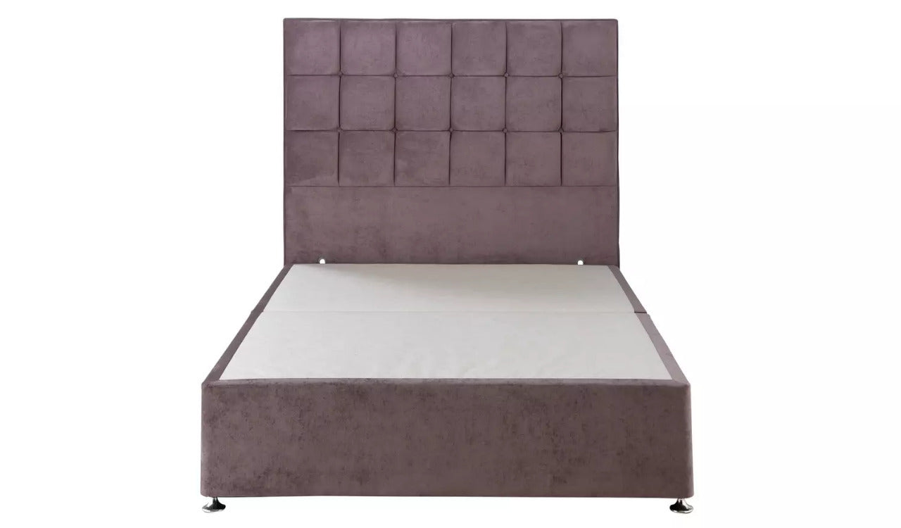 Double Bed: Mauve Double Bed