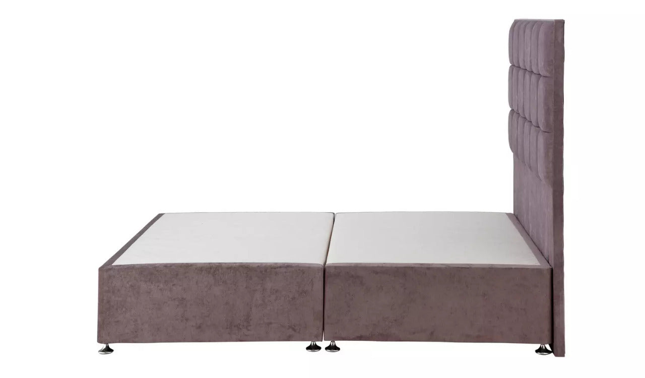 Double Bed: Mauve Double Bed