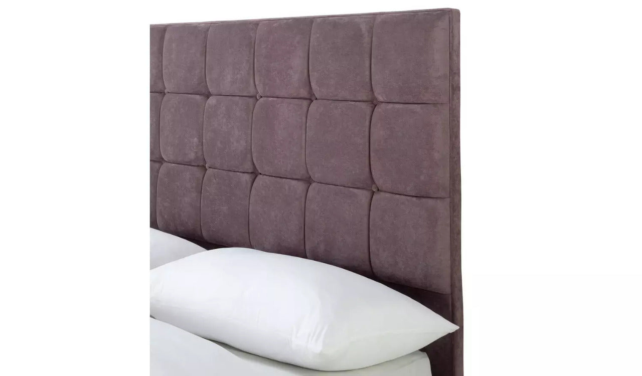 Double Bed: Mauve Double Bed