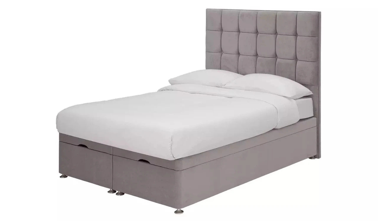 Double Bed: Modern Ottoman Double Hydraulic Bed