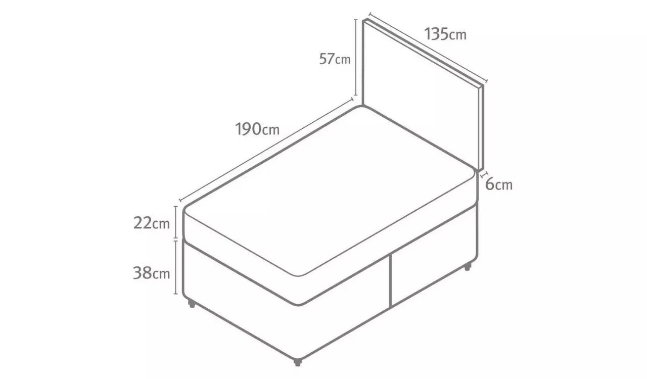 Double Bed: Modern Double Divan Bed