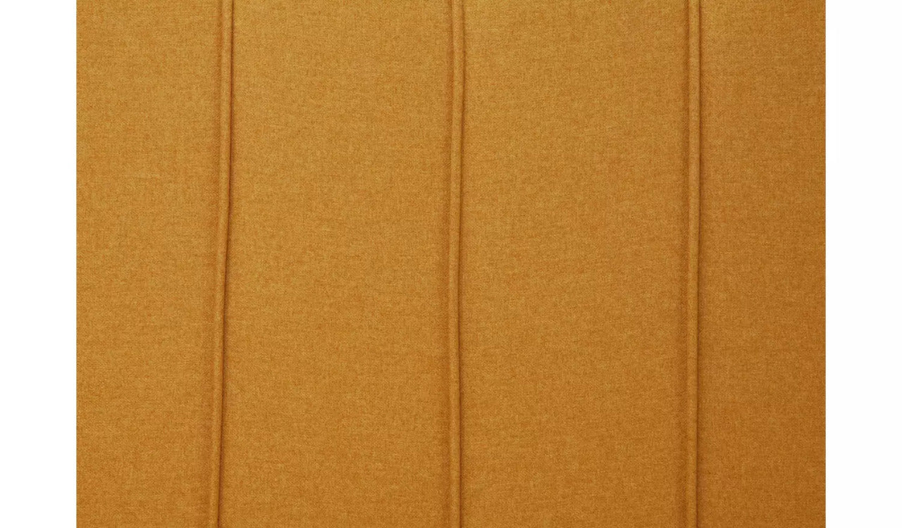 Double Bed: Mustard 2 Drawer Double Bed