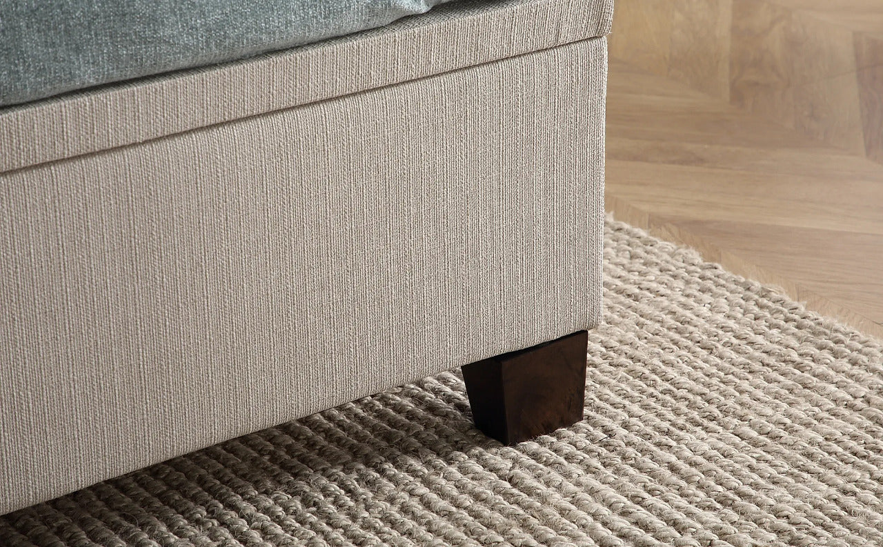 Double Bed: Worth Walk Fabric Double Bed