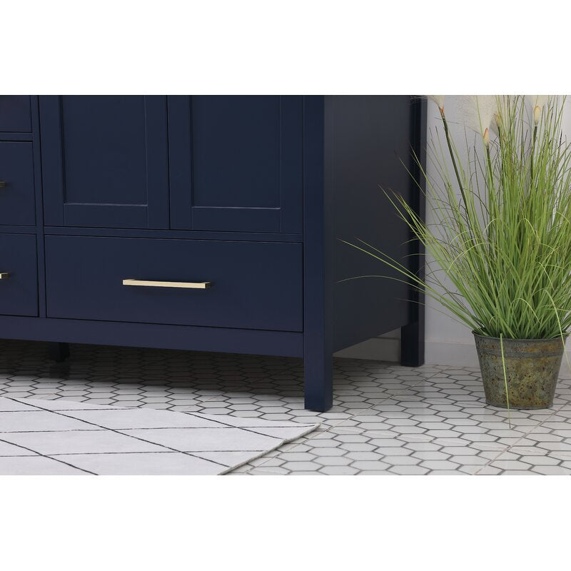 Double Sink Vanities: 60" Double Bathroom Vanity Set