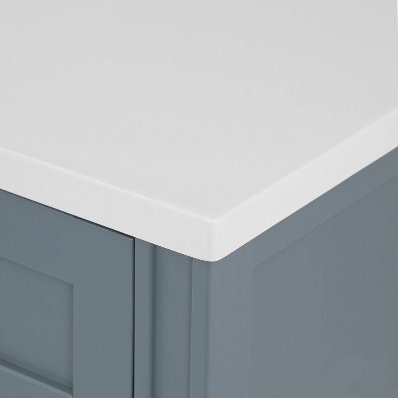 Double Sink Vanities: 60" Double Bathroom Vanity Set