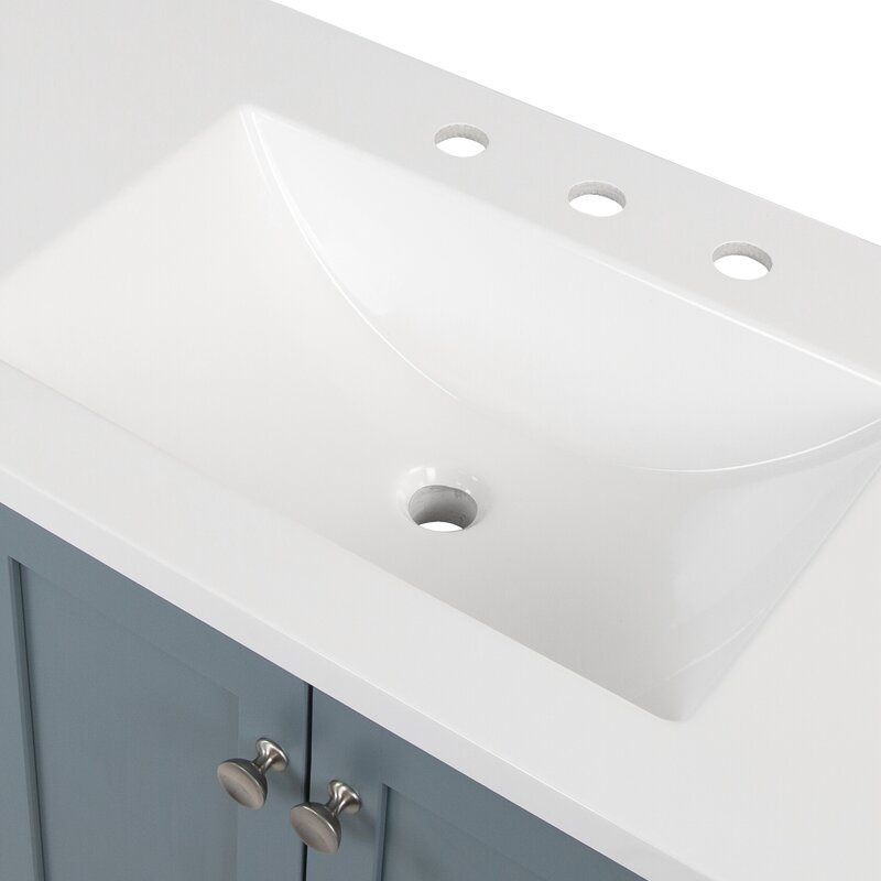 Double Sink Vanities: 60" Double Bathroom Vanity Set