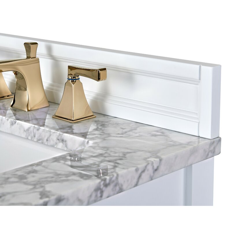 Double Sink Vanities: 60" Double Bathroom Vanity Set