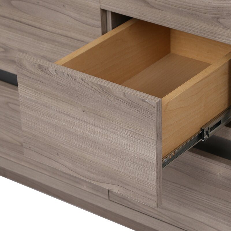 Double Sink Vanities: 61" Double Bathroom Vanity Set