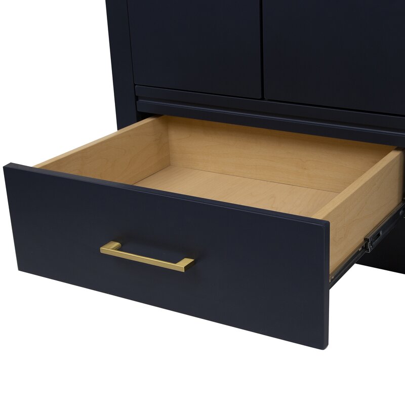 Double Sink Vanities: 61" Double Bathroom Vanity Set