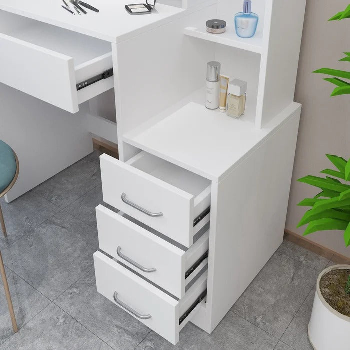 Dressing Table: 31.5'' Wide Vanity with Mirror