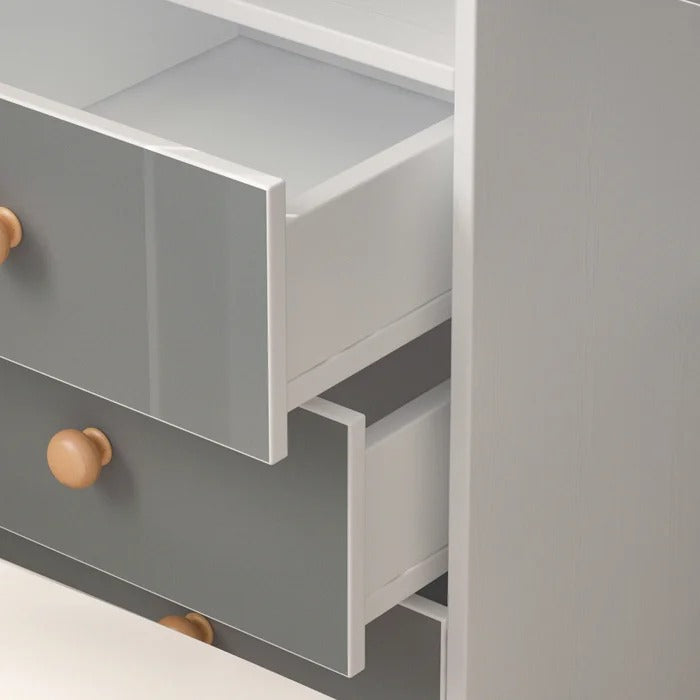 Dressing Table: 33'' Wide Vanity Set with Stool and Mirror