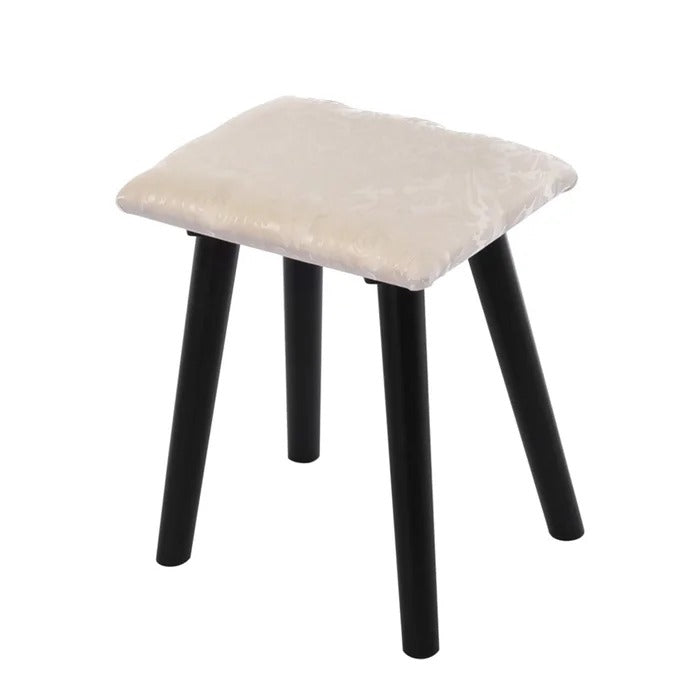 Dressing Table: Makeup Vanity Set with Stool and Mirror