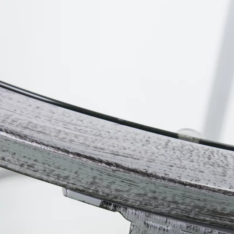 End Table SID Glass End Table