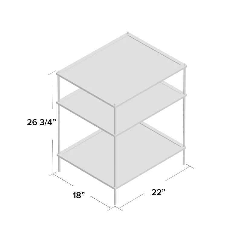 End Tables : Carin Glass End Table