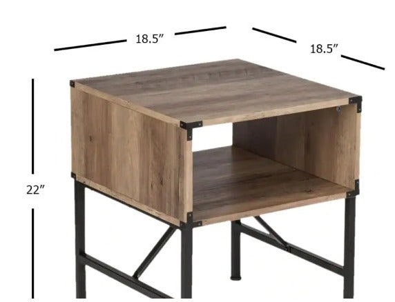 End Tables Oman Walnut End Table Set