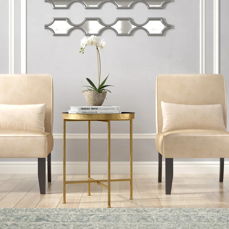 End Tables Top Cross Legs End Table