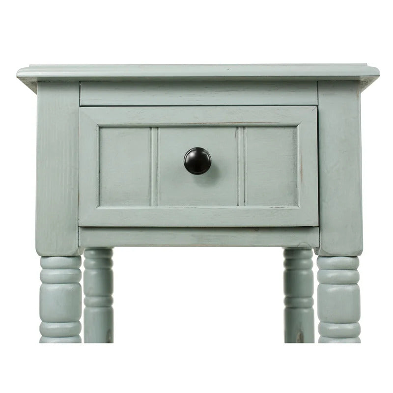 End Tables: Traditional Style End Table with Storage