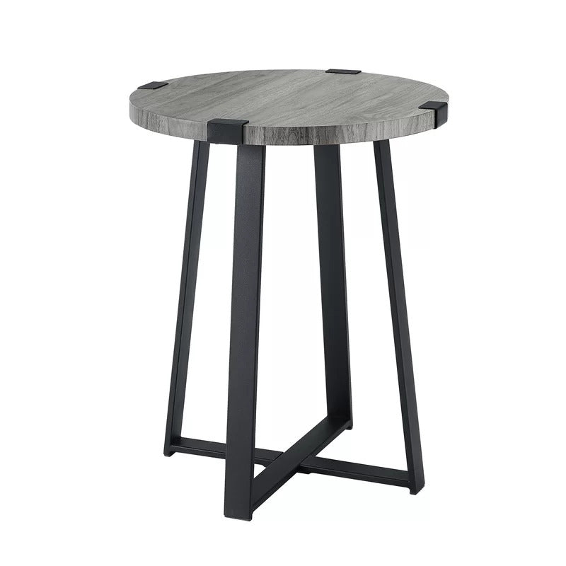 End Tables: Unique Cross Legs End Table