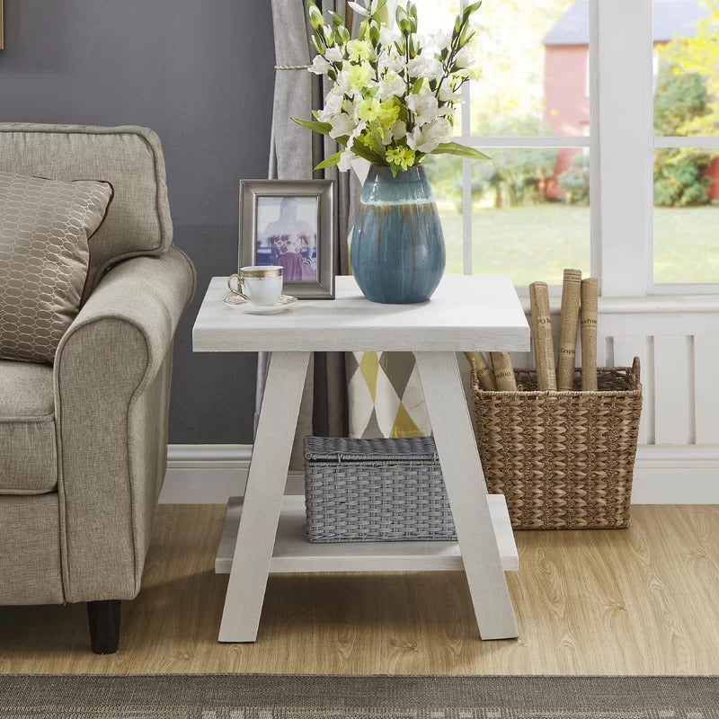 End Tables: Wooden End Table