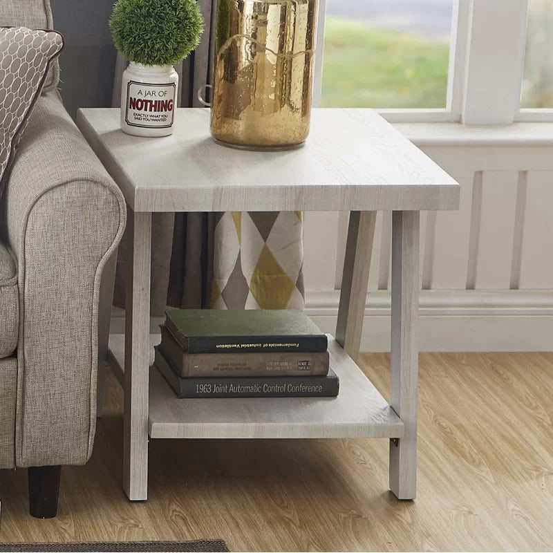 End Tables: Wooden End Table