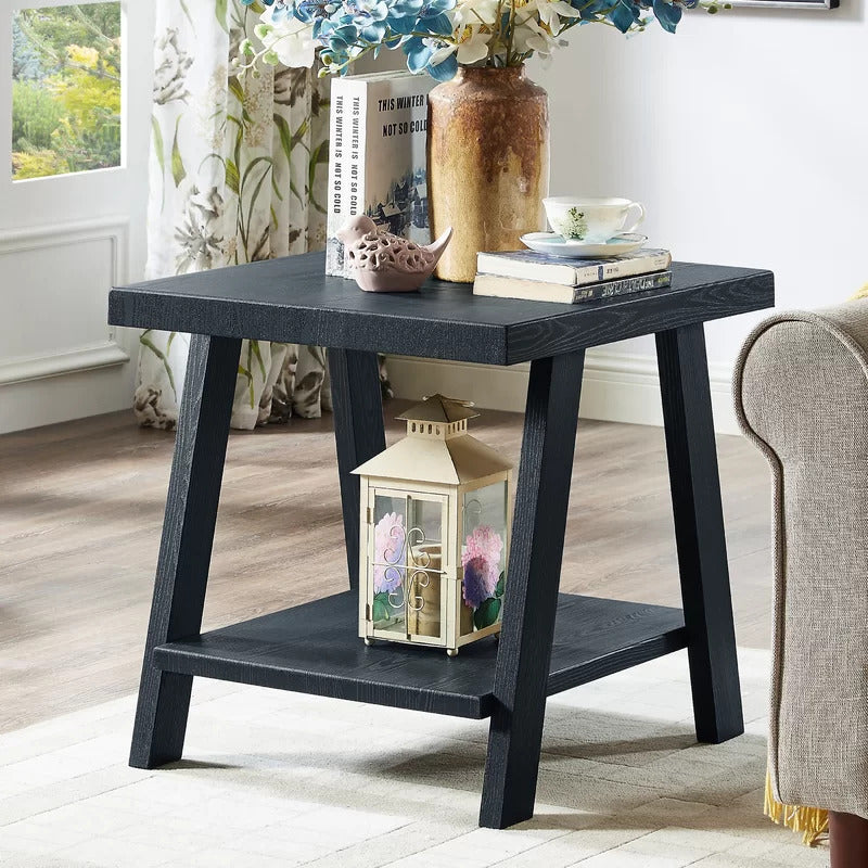 End Tables: Wooden End Table