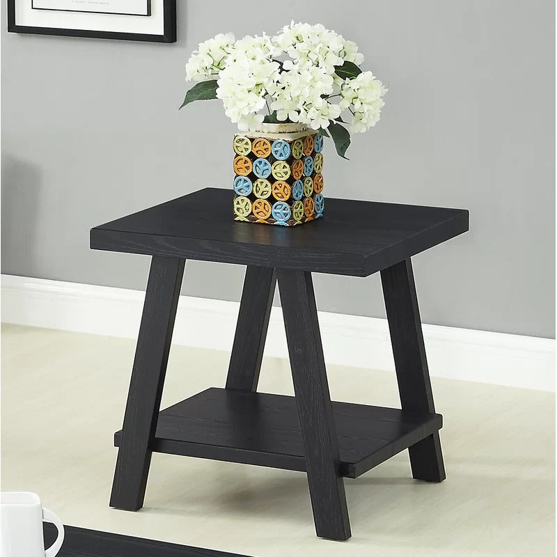 End Tables: Wooden End Table