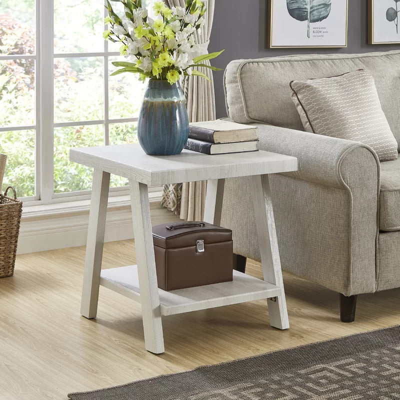 End Tables: Wooden End Table