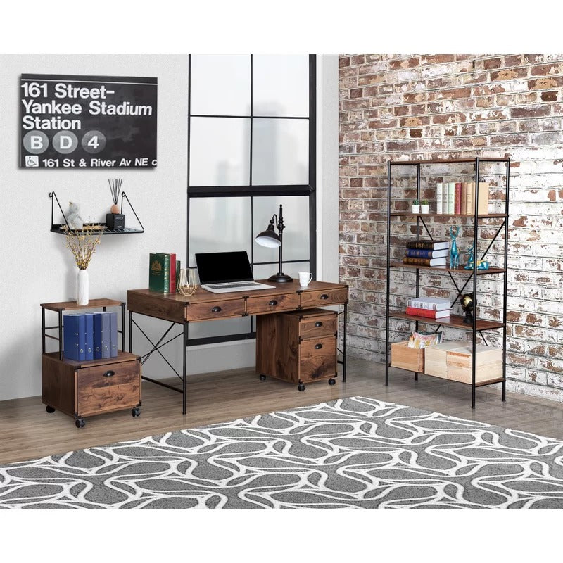 Filing Cabinet : 1-Drawer Mobile Vertical File Cabinet