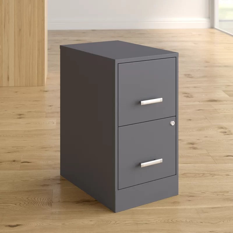 File Cabinets : 14.25'' Wide 2 -Drawer Steel Vertical Filing Cabinet