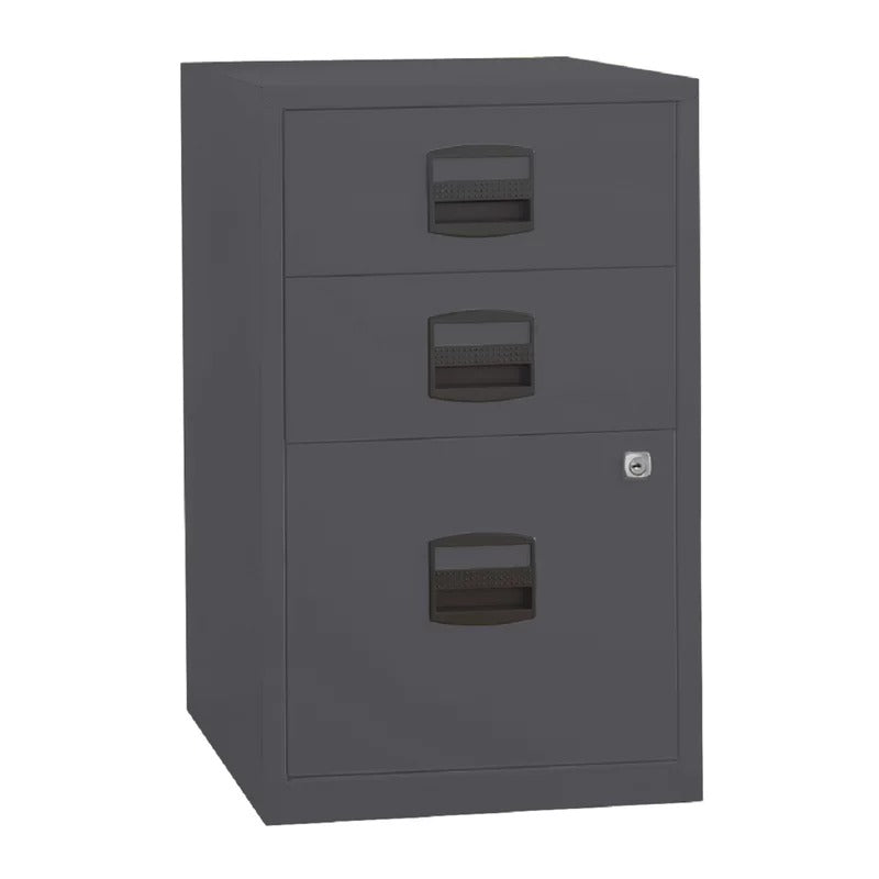 File Cabinets : 17'' Wide 3 -Drawer Steel Vertical Filing Cabinet