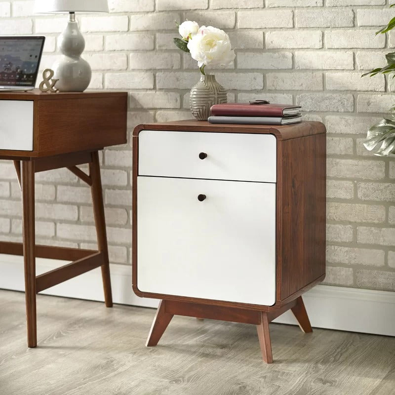 Filing Cabinet : 18.5'' Wide 2 -Drawer Vertical File Cabinet