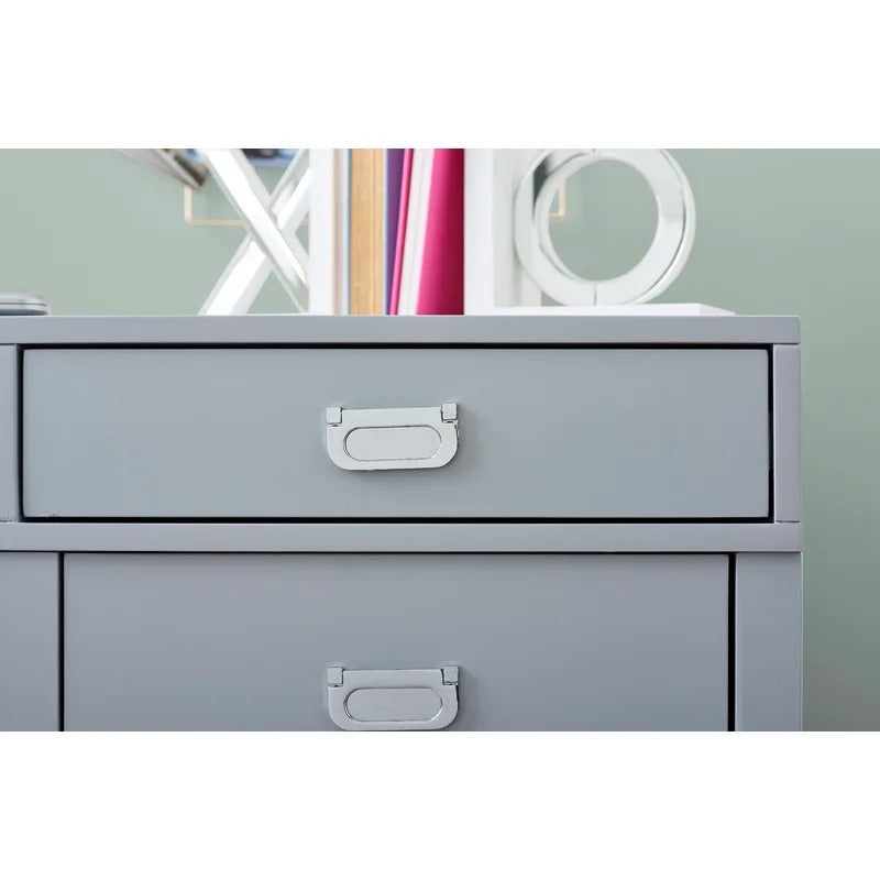 Filing Cabinet : 22'' Wide 2 -Drawer Mobile Vertical File Cabinet