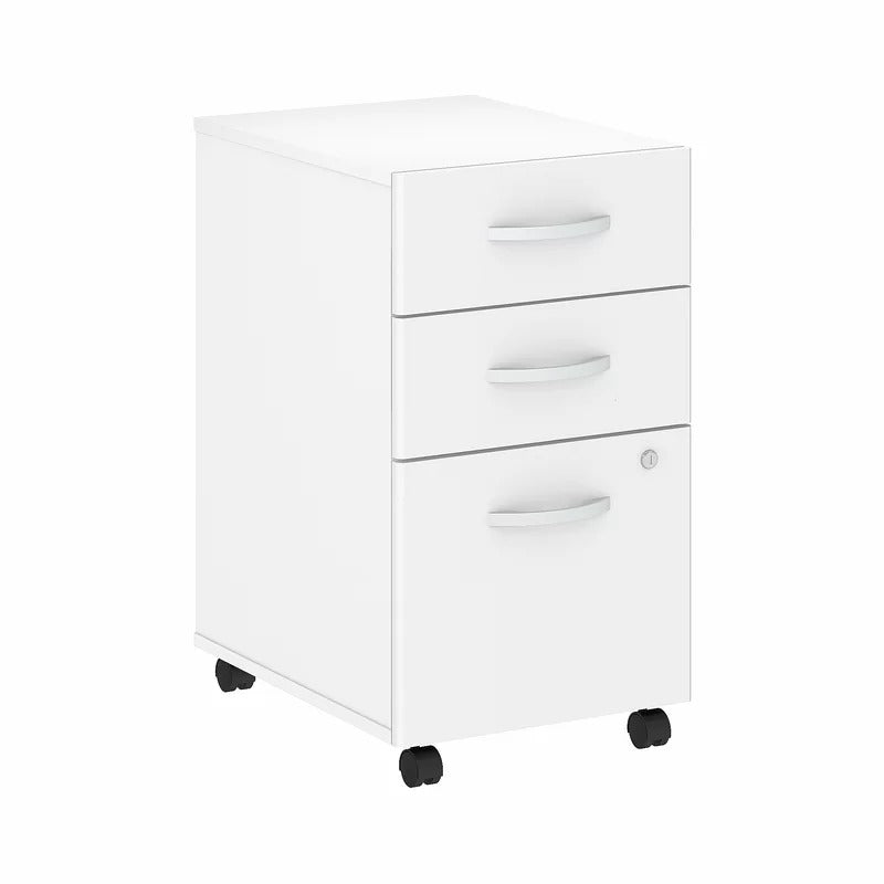 File Cabinets : 3 -Drawer Mobile Vertical Filing Cabinet