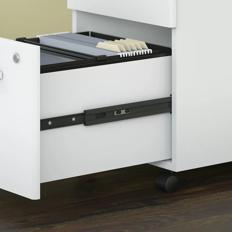 File Cabinets : 3 -Drawer Mobile Vertical Filing Cabinet