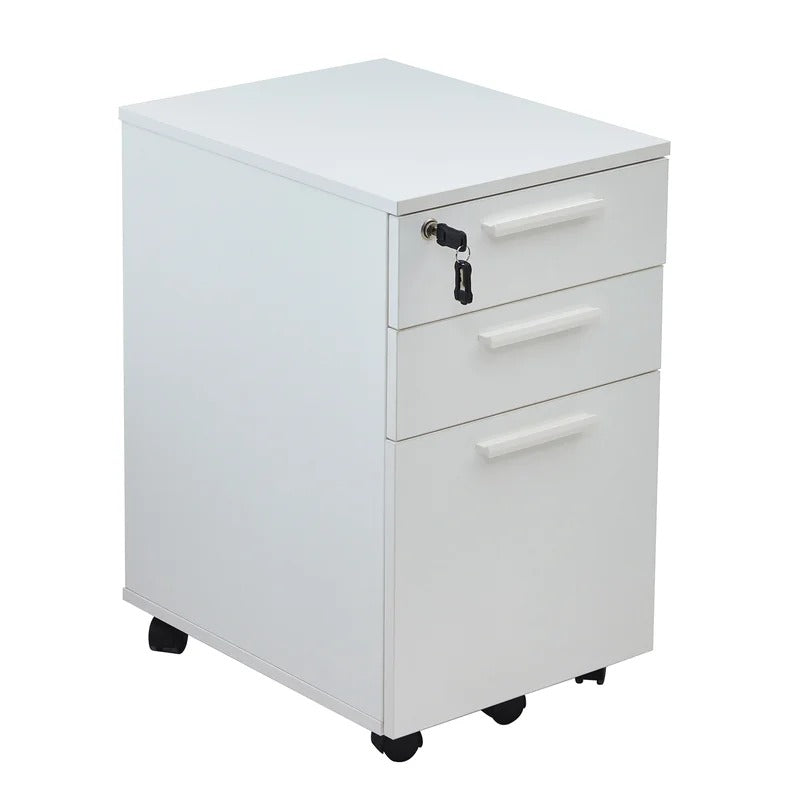 Filing Cabinet : Carry 3-Drawer Mobile Vertical File Cabinet