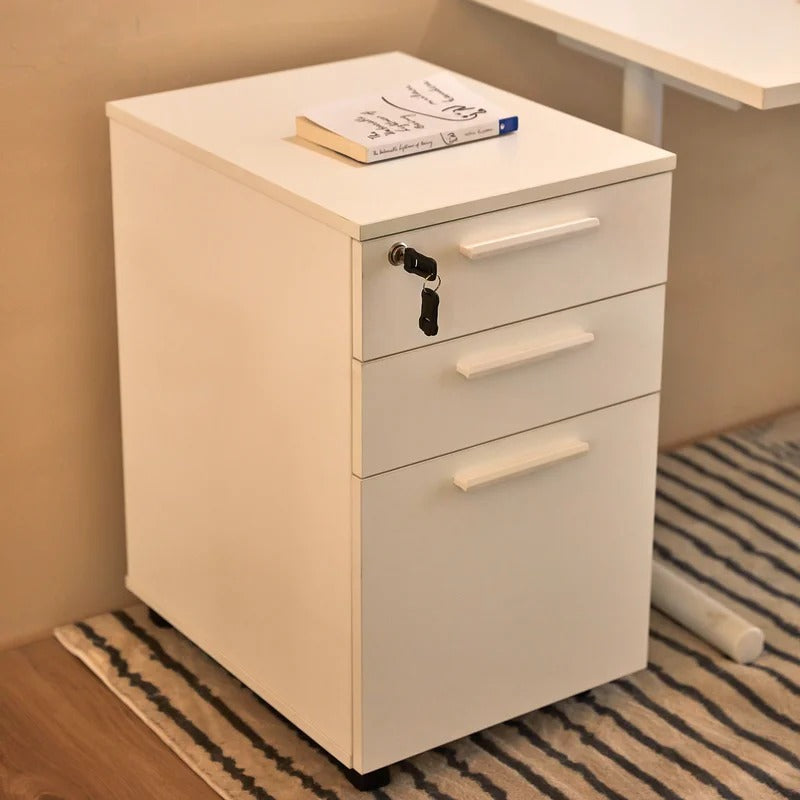 Filing Cabinet : Carry 3-Drawer Mobile Vertical File Cabinet