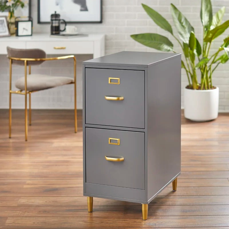 File Cabinets : DAN 2-Drawer Vertical Filing Cabinet