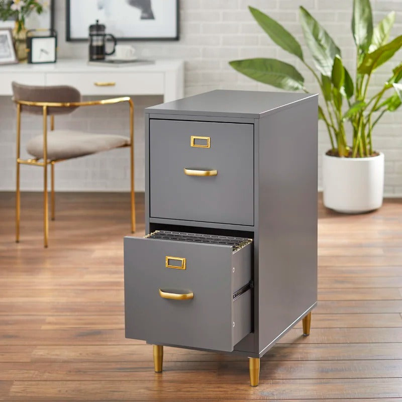 File Cabinets : DAN 2-Drawer Vertical Filing Cabinet