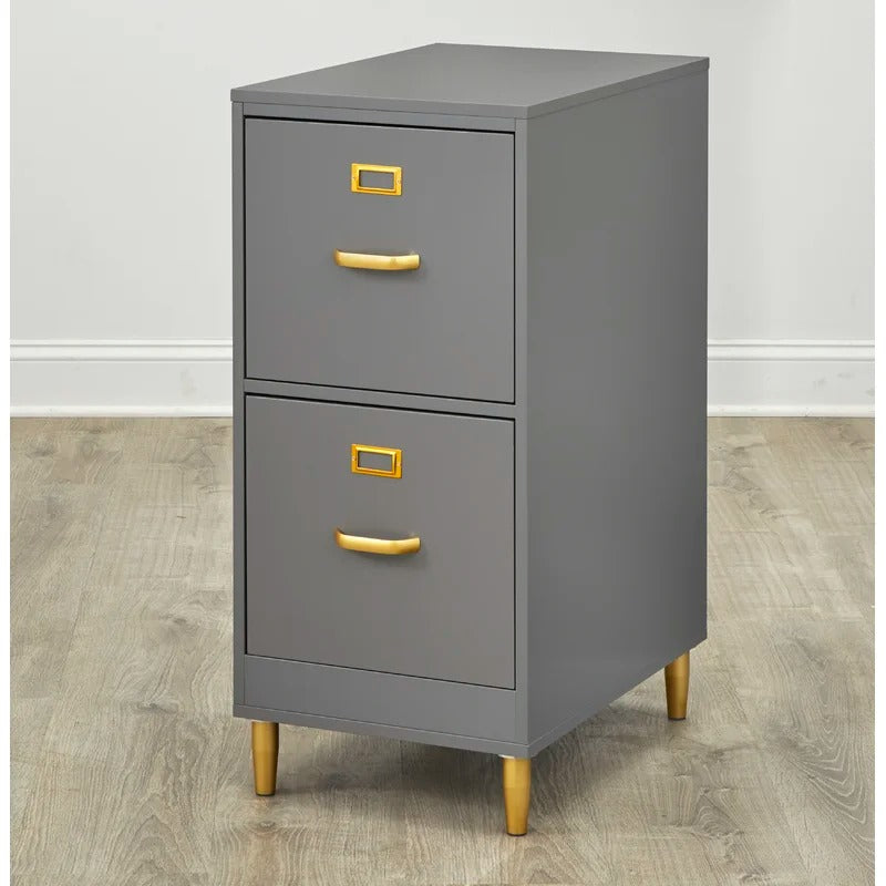 File Cabinets : DAN 2-Drawer Vertical Filing Cabinet