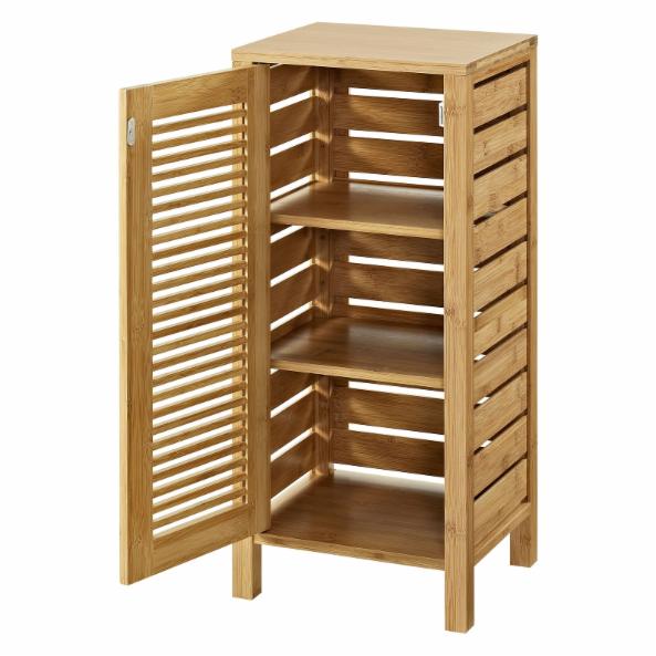 Floor Cabinets: 1 Door Bathroom Floor Cabinet